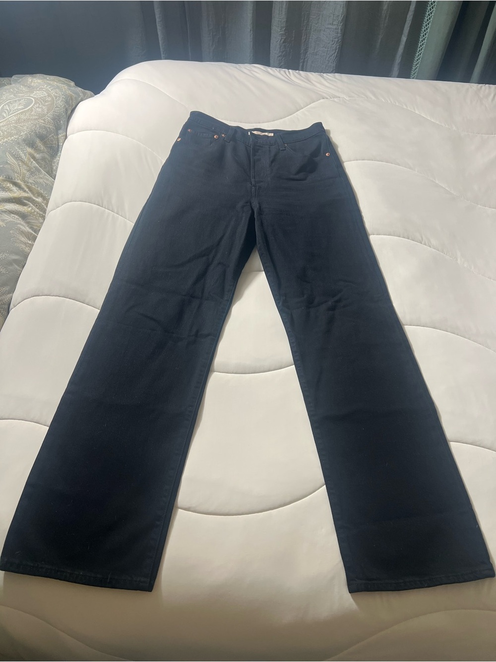 Levi’s Ribcage Straight Leg Black Jeans